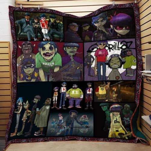 Gorillaz Th372 3D Quilt Blanket HGM24