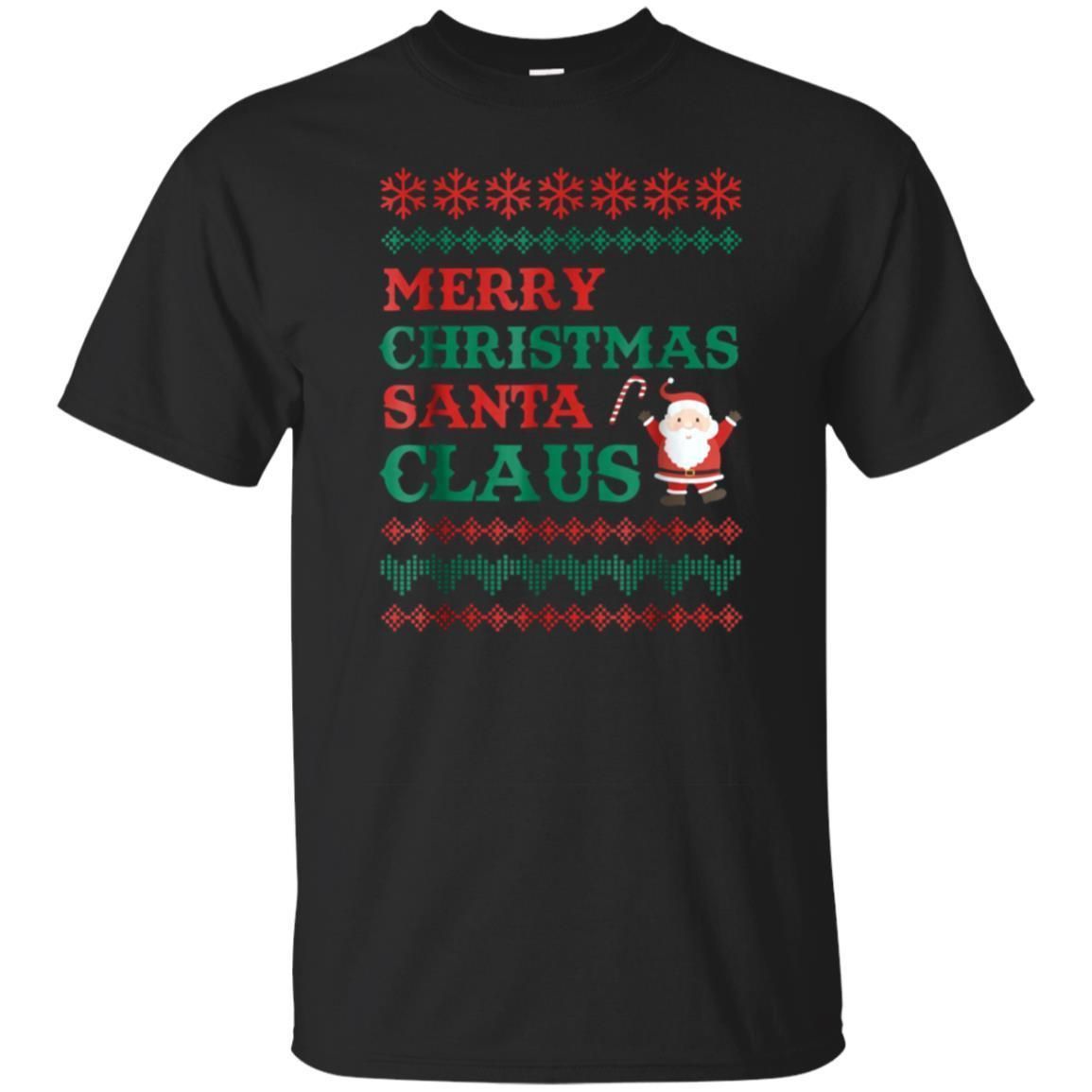 Buy Vintage Merry Christmas Santa Claus Mens T-Shirt Xmas 2018