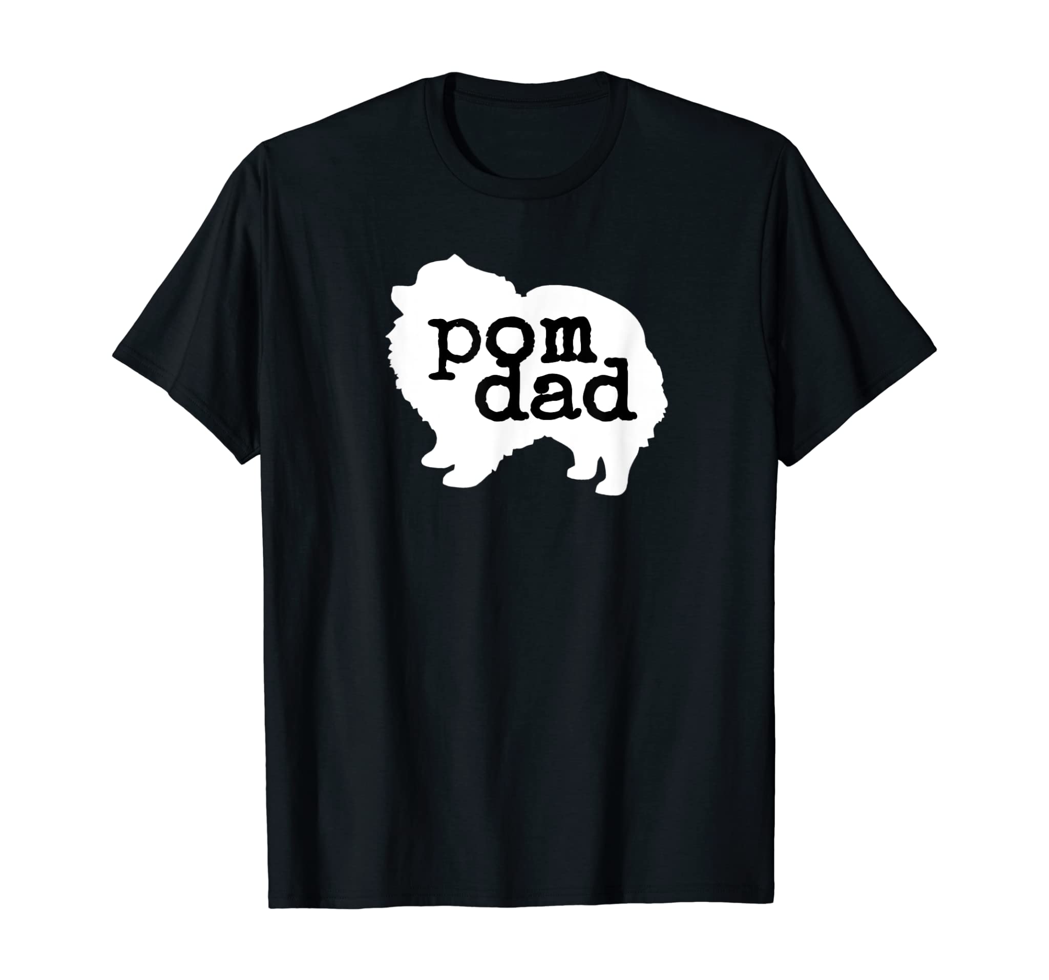 Mens Pomeranian Dog Lover Pom Dad T Shirt