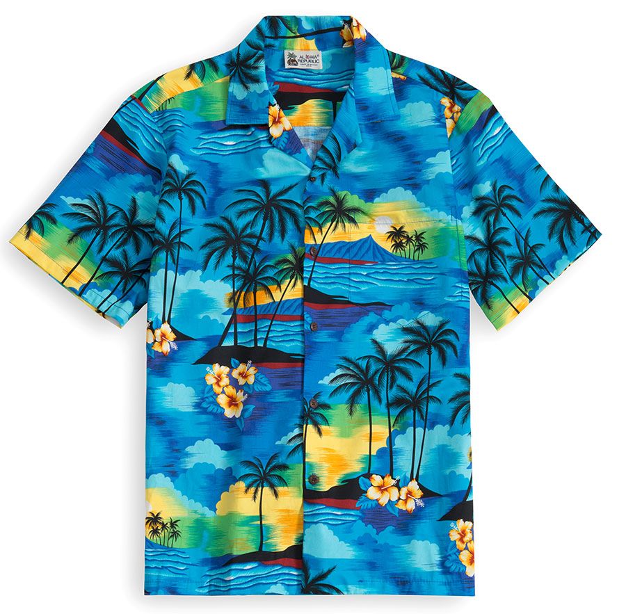 Islands Blue Awesome Design Hawaii Shirt Ha52691