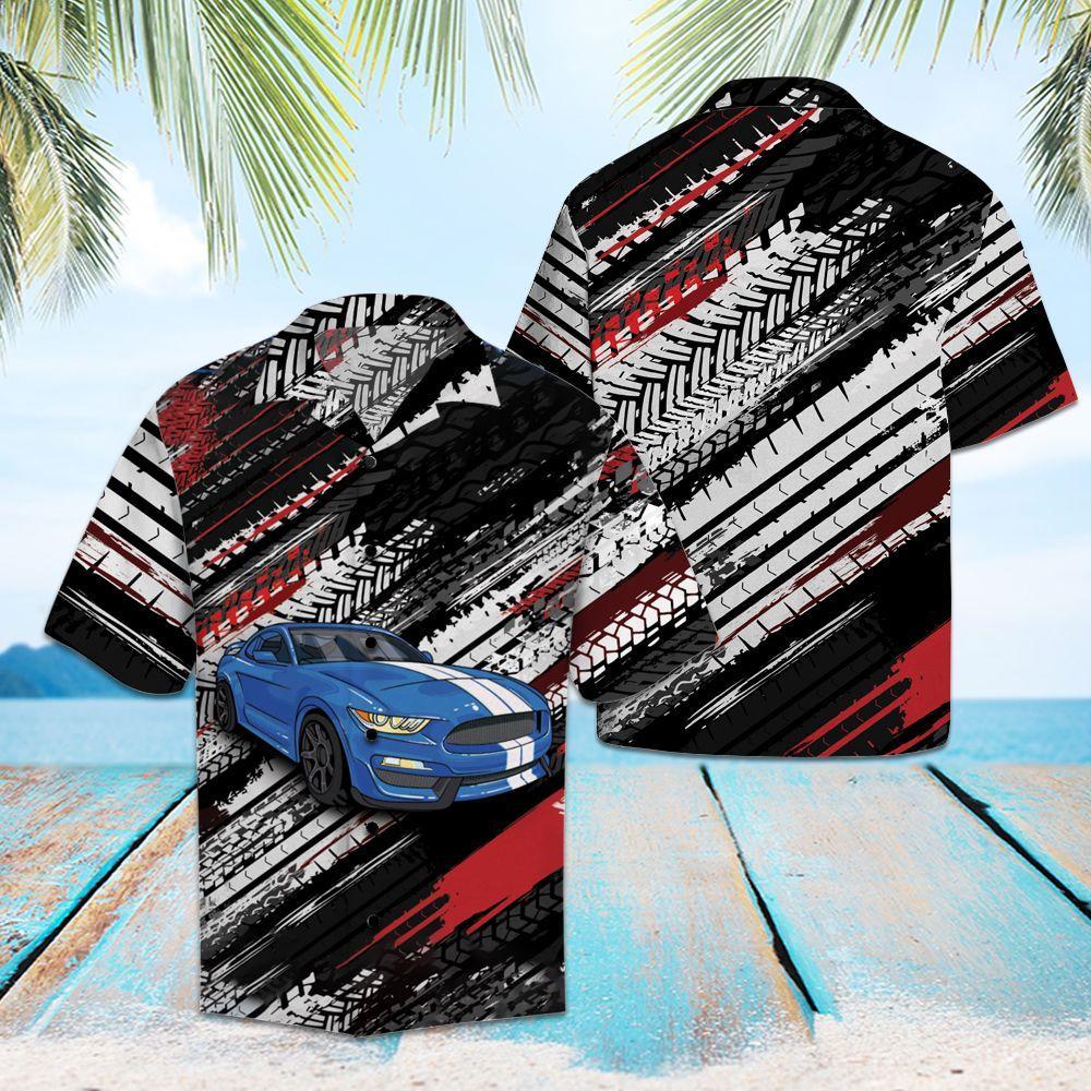 Amazing Blue Sports Car Hawaiian Shirt | Unisex | Adult | Hw6428