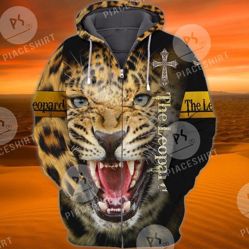 All Over Print Nsd99 Leopard Unisex 3D Hoodie T Shirt All Over Print Plus Size S-5Xl