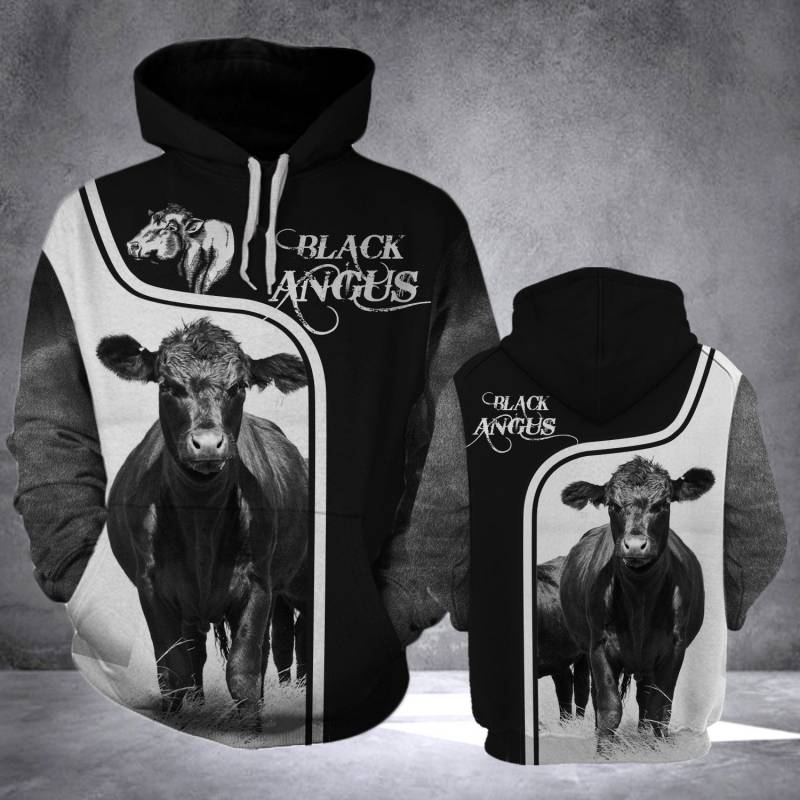 Animal Cale Black Animal Angus Hoodie