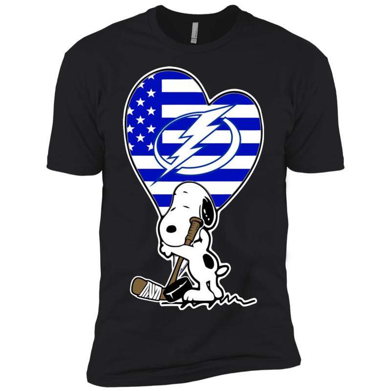 Cover Your Body With Amazing Tampa Bay Lightning Snoopy Hockey Sports Premium T-shirt