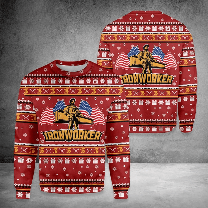 Ironworker Ugly Christmas Sweater | For Men & Women | Adult | Us5991