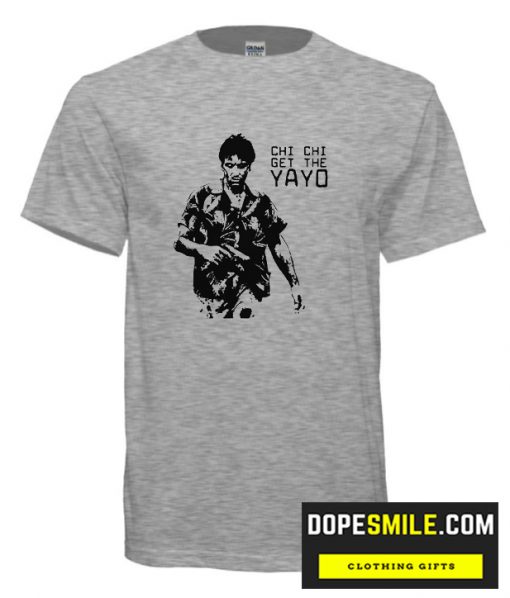 Scarface Chi Chi Get The Yayo Tony Montana Alejandro Sosa Frank Lopez Cocaine Cowboys Miami T Shirt