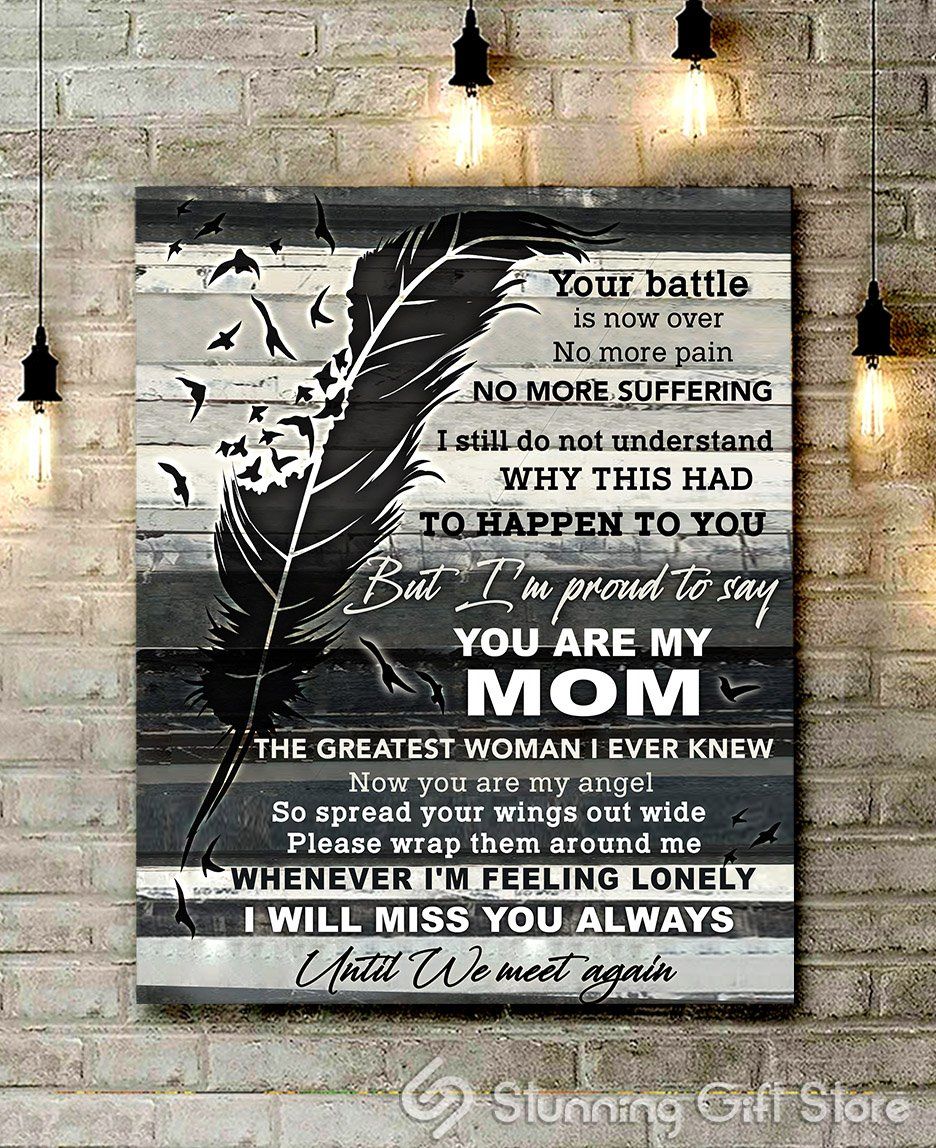 Canvas – You Are My Mom Christmas Gift Ideas