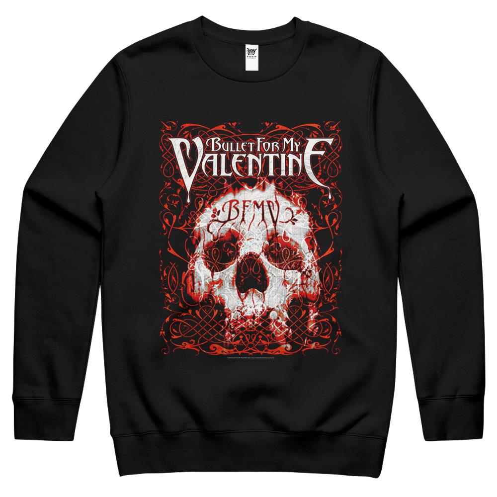 Bullet For My Valentine, Elegant Scream Crewneck Sweatshirt