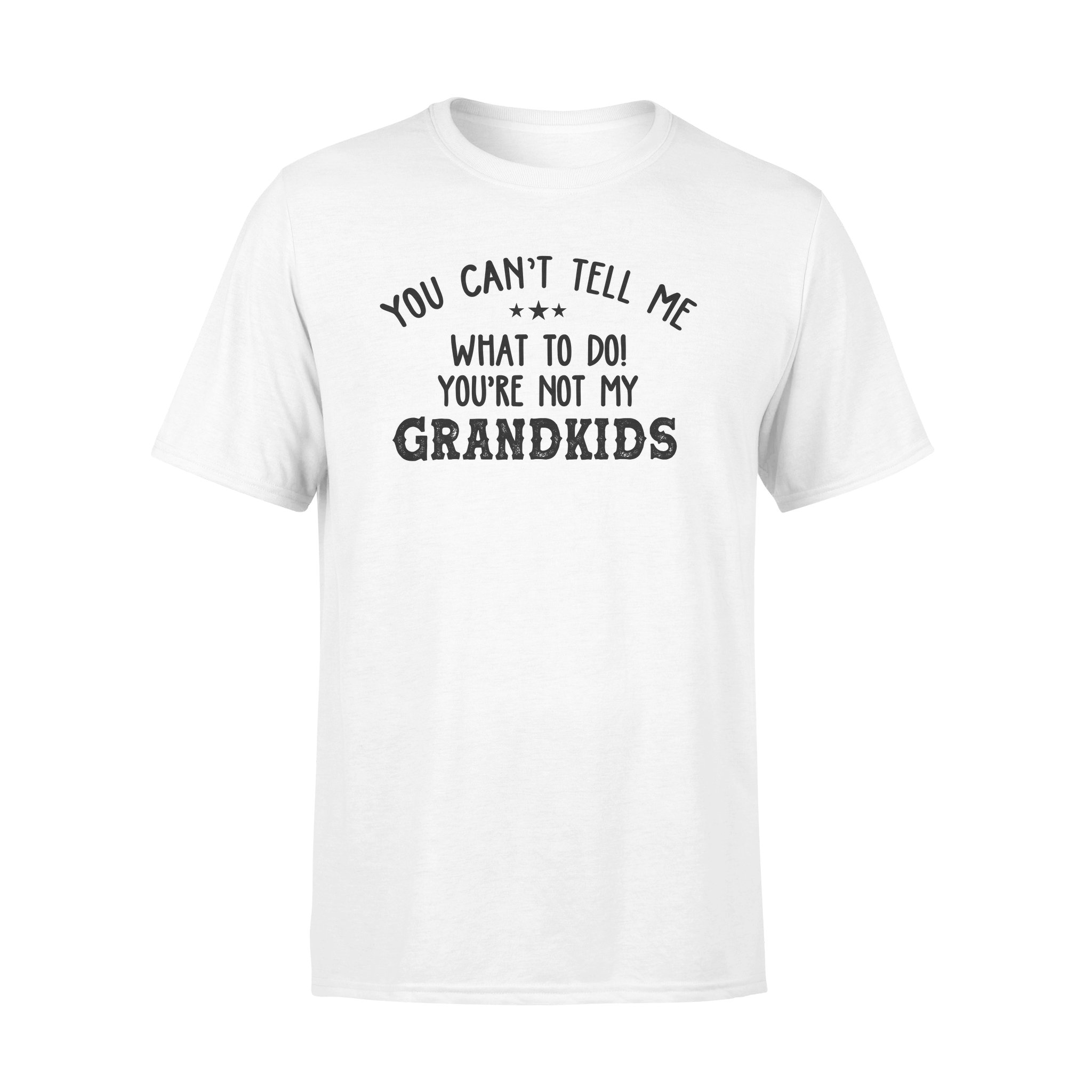 You Can’t Tell Me What To Do You’re Not My Grandkids Funny T-Shirt – Premium T-shirt