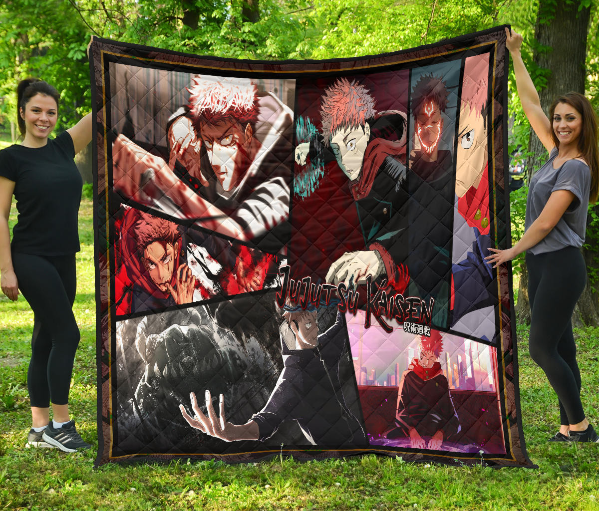 Itadori Yuji Jujutsu Kaisen Premium Quilt Blanket Anime Home Decor Custom For Fans Na052011