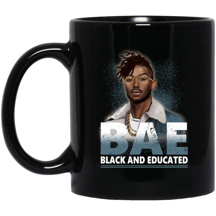 African American Coffee Mug Cute African American Women Mug BAE Black And Educated Gift 11oz – 15oz Black Mug