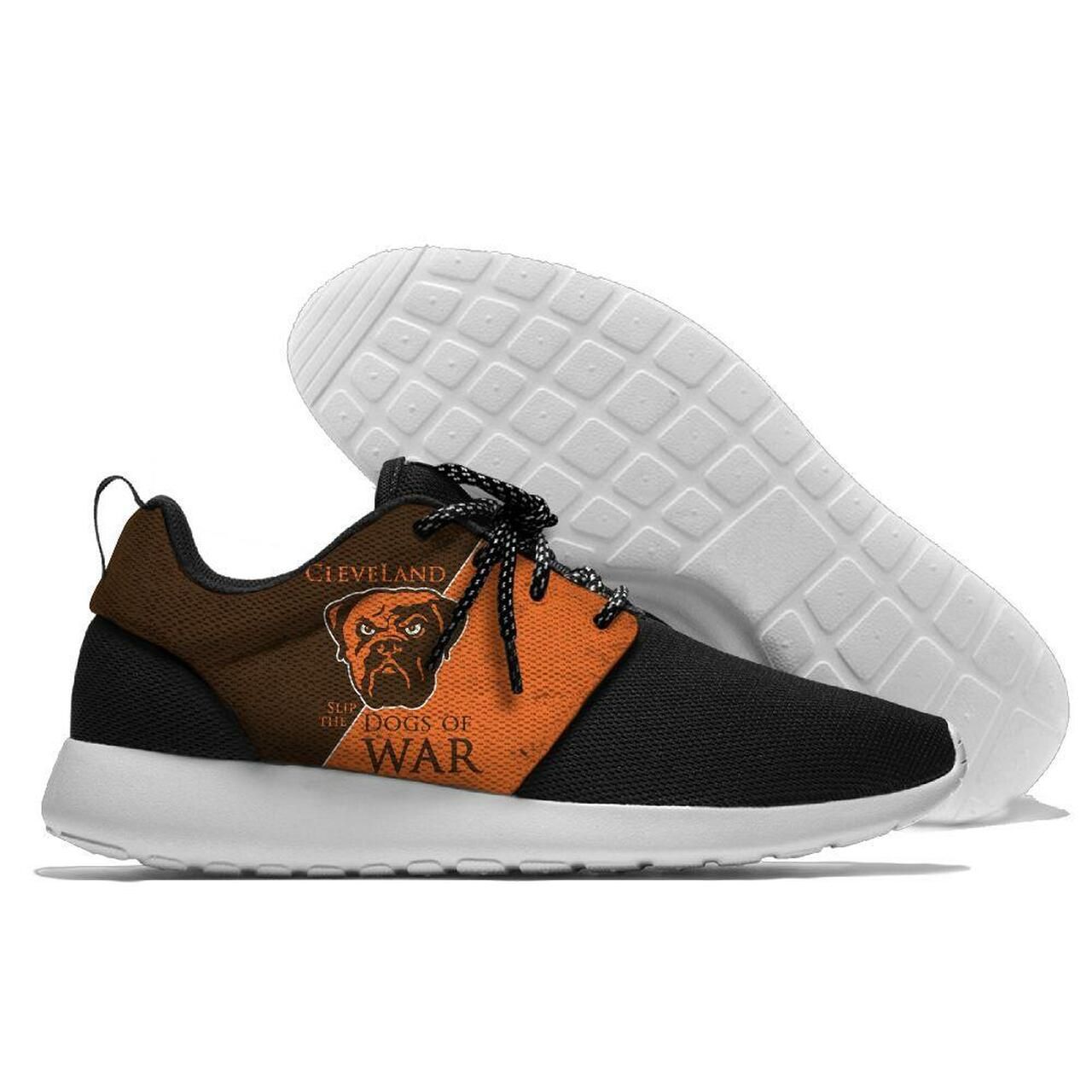 Mens And Womens Cleveland Browns Lightweight Sneakers, Browns Running Shoes