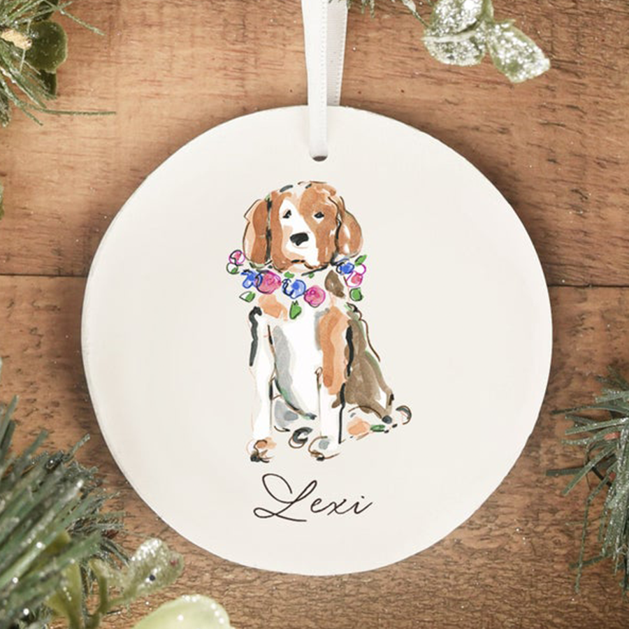 Beagle Christmas Ornament