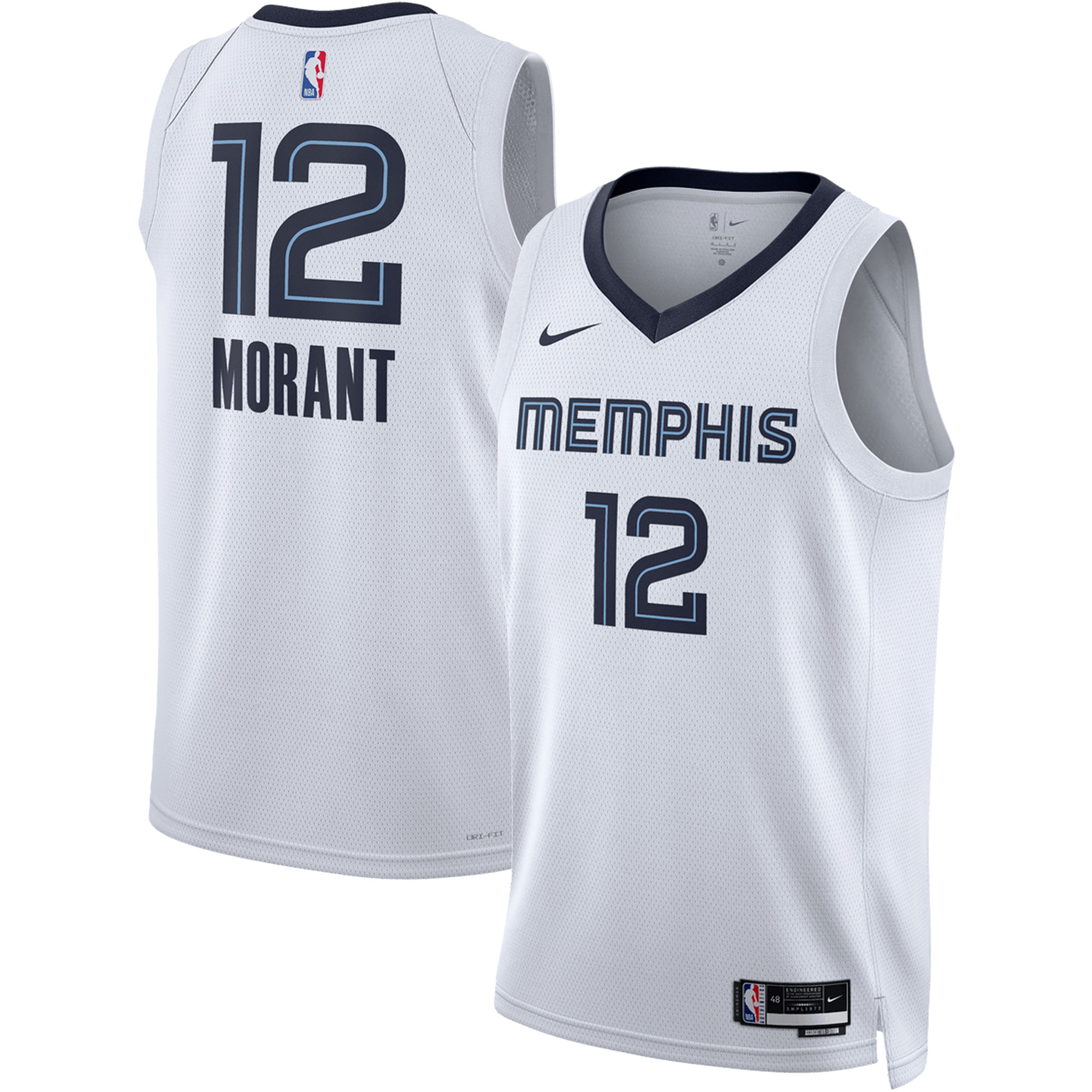 Ja Morant Memphis Grizzlies Unisex Swingman Jersey – Association Edition – White