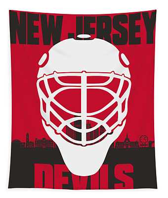 New Jersey Devils 4 Joe Hamilton Tapestry