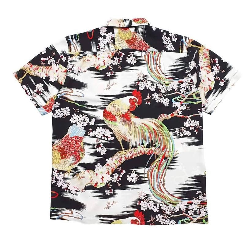 Japanese Chicken Multicolor Best Design Hawaii Shirt Ha66896