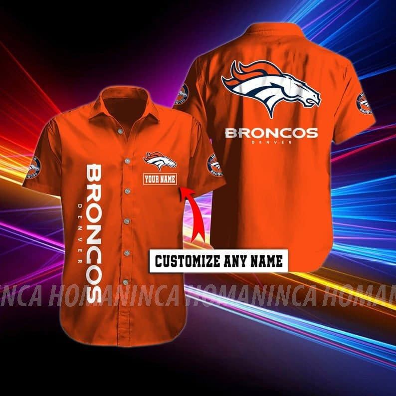 Denver Broncos Nfl Hawaiian Summer Shirt, Denver Broncos Summer Shirt, Denver Broncos Nfl Fan Hawaiian Shirt Short