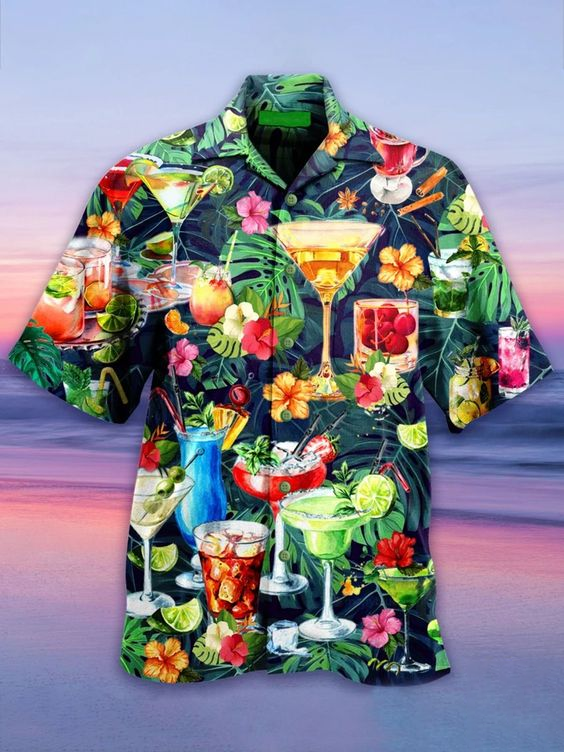 Cocktail Tropical Hawaii Shirt For Men And Women Ha60374