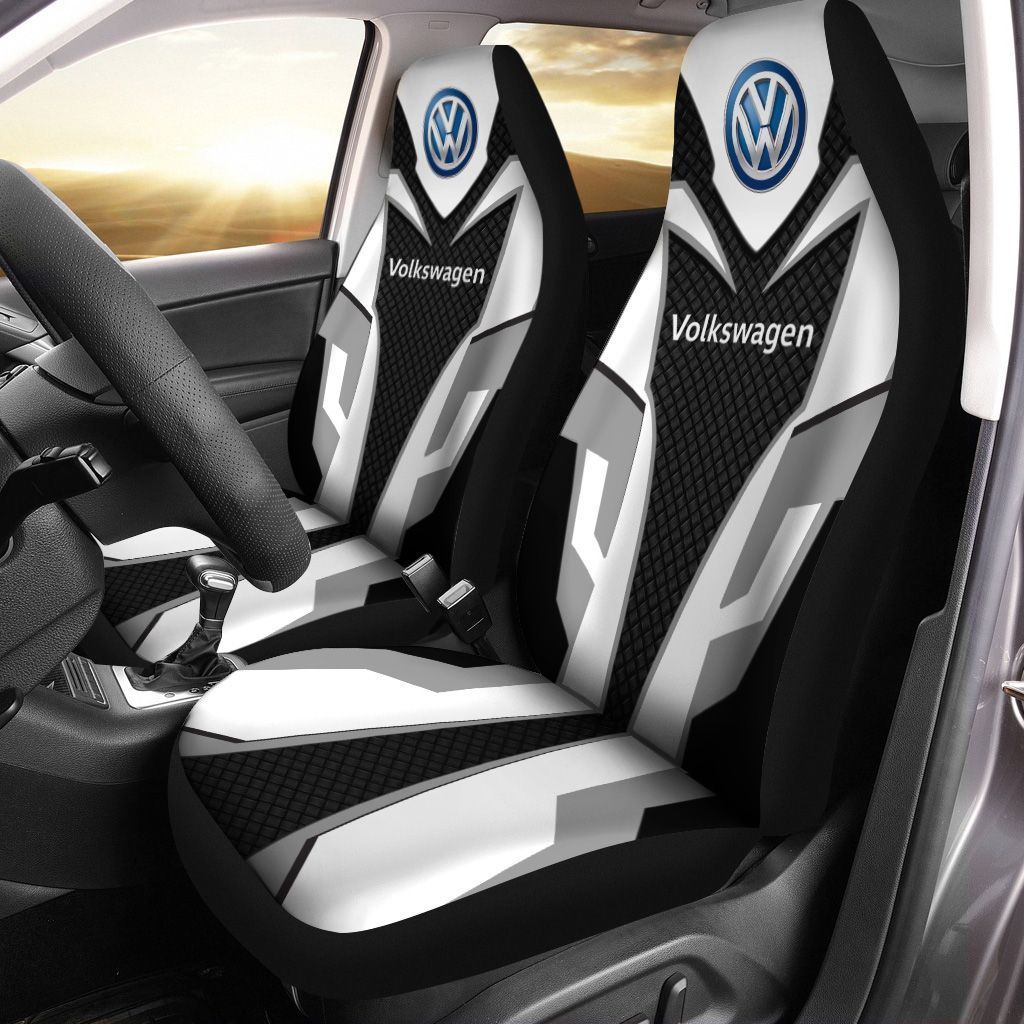 Volkswagen -Nh Car Seat Cover (Set Of 2) Ver 2 (White)