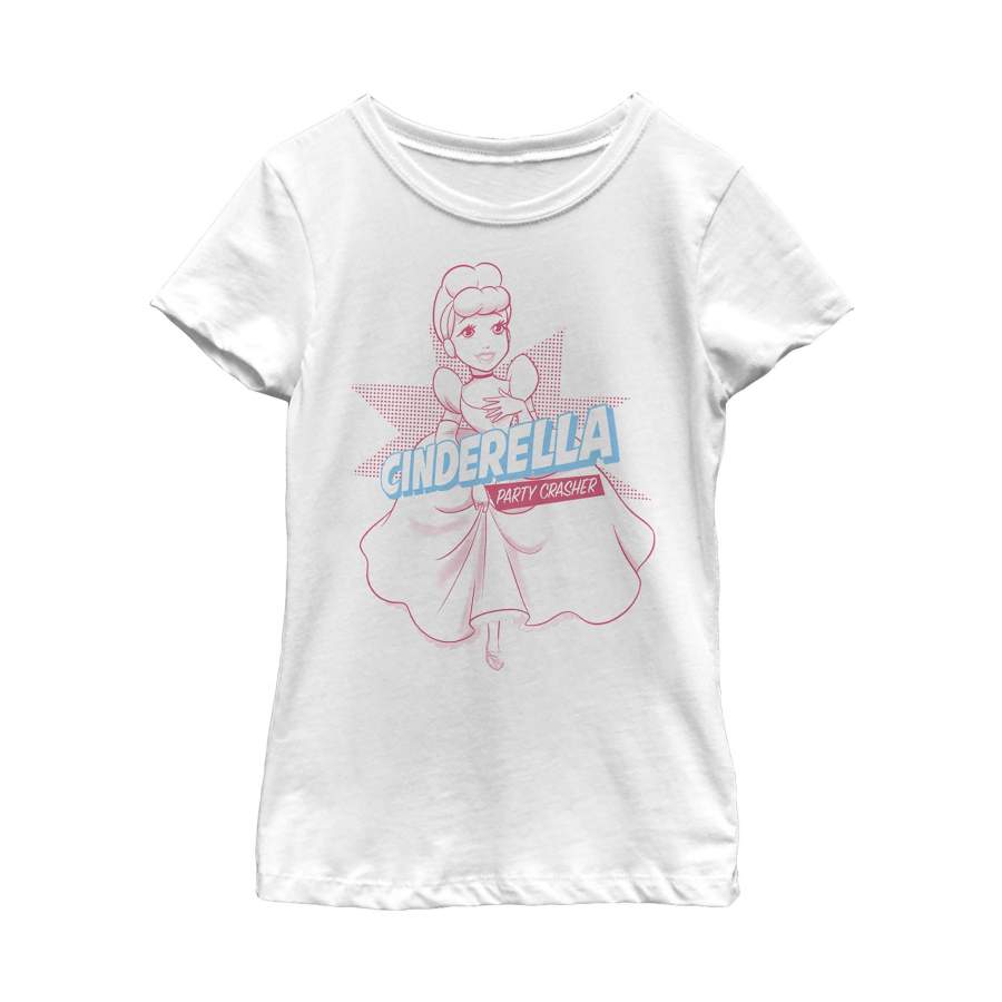 Cinderella Girl’s Party Crasher Pop Art  T Shirt