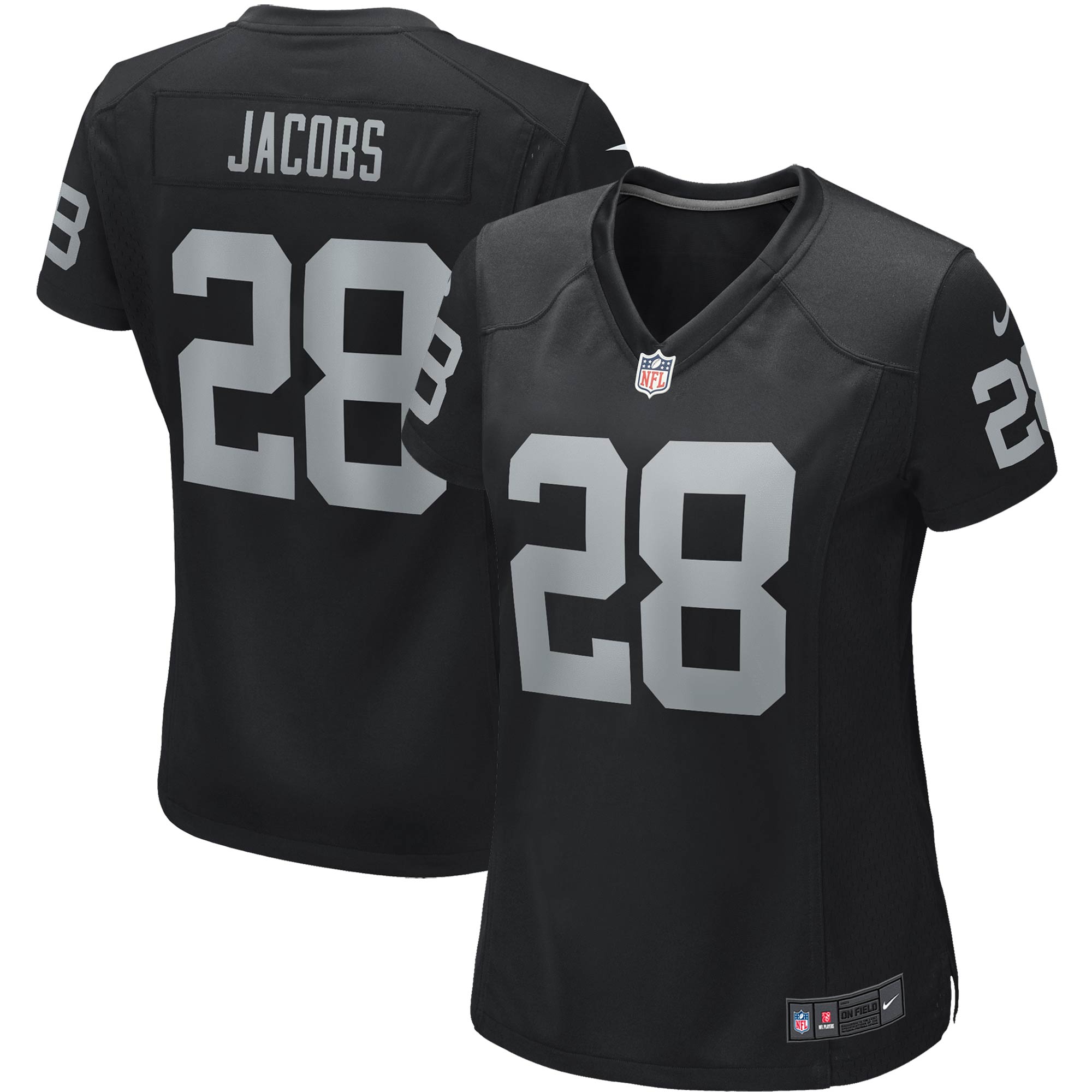 Women’s Las Vegas Raiders Josh Jacobs Black Game Player Jersey