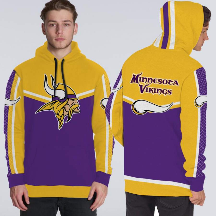 Fashion Gorgeous Fitting Minnesota Vikings Hoodie