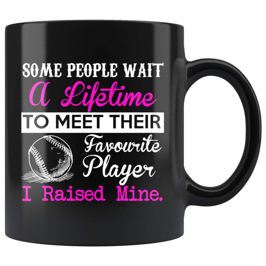 My Favorite Baseball Black Ceramic Coffee Mug Quotes Cup Sayings
