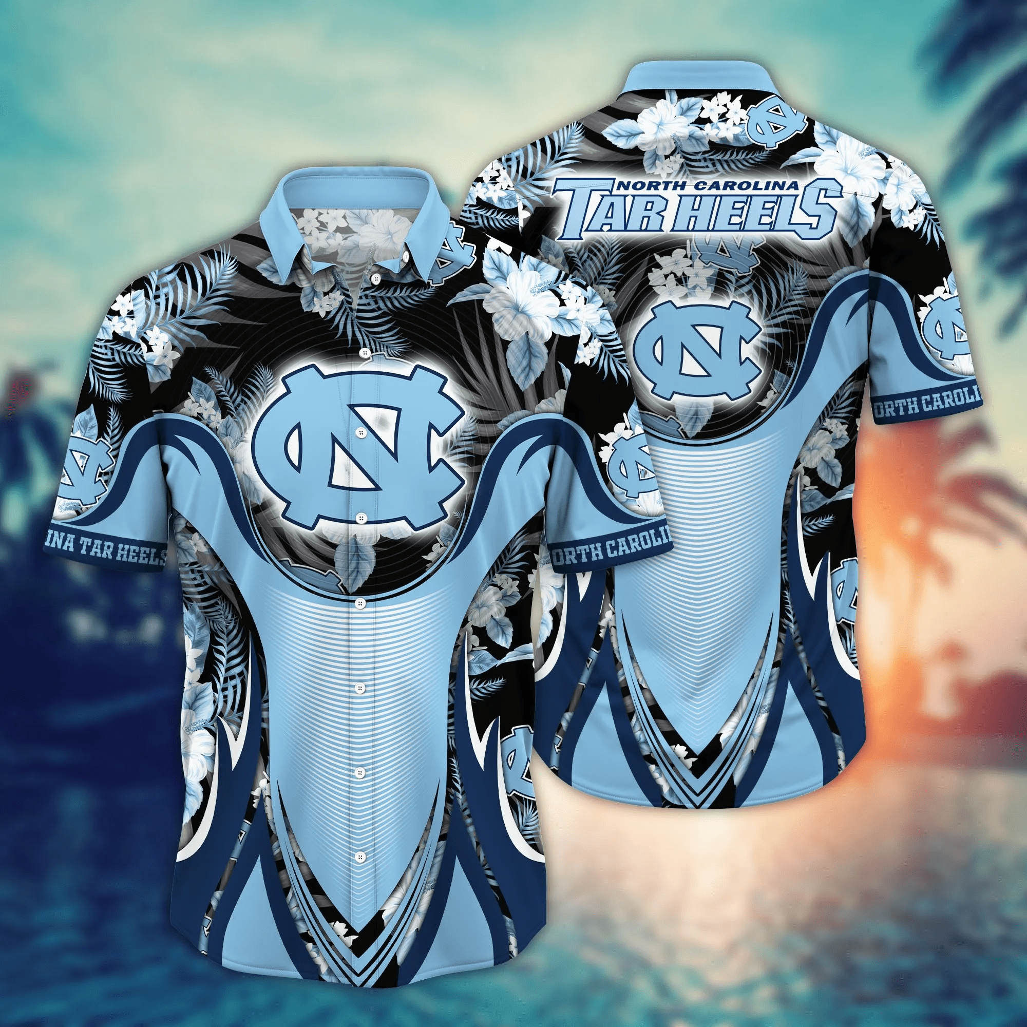 North Carolina Tar Heels NCCA Hawaiian Shirt Picnics Aloha Shirt