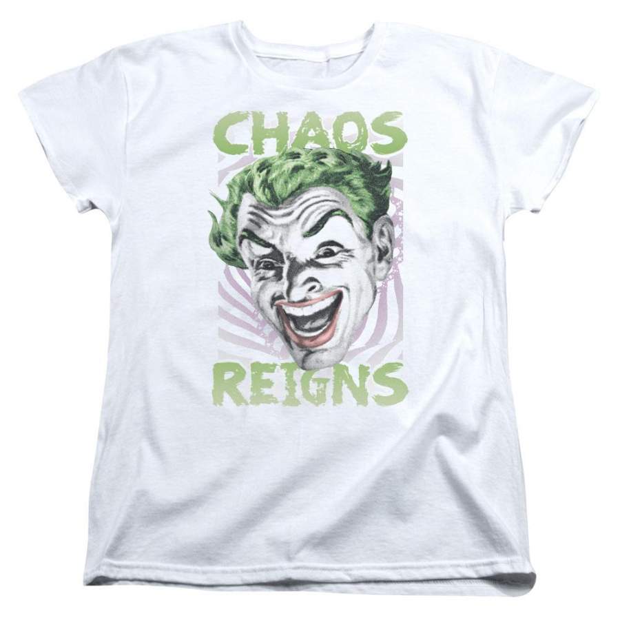 Batman – Classic TV Series Chaos Reigns Women’s T-Shirt