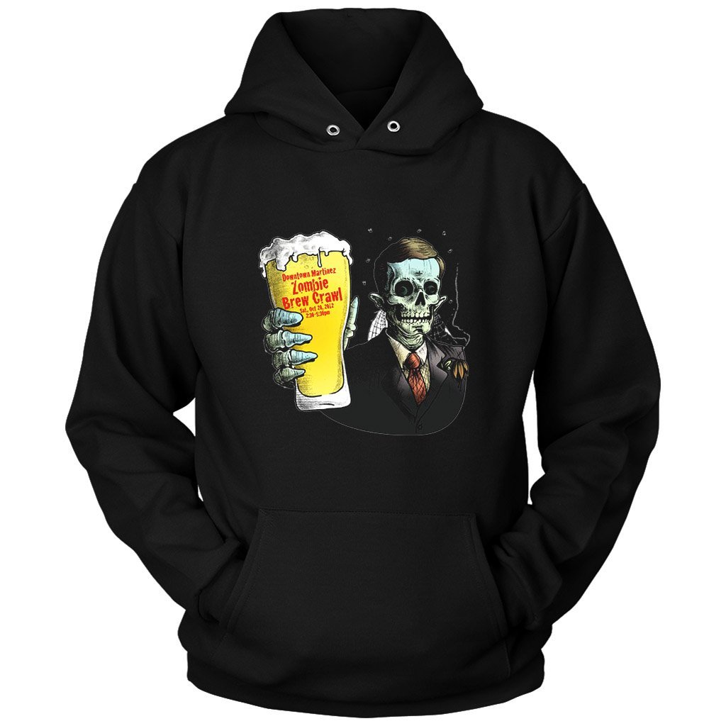 Zombie Beer Crawl Unisex Hoodie