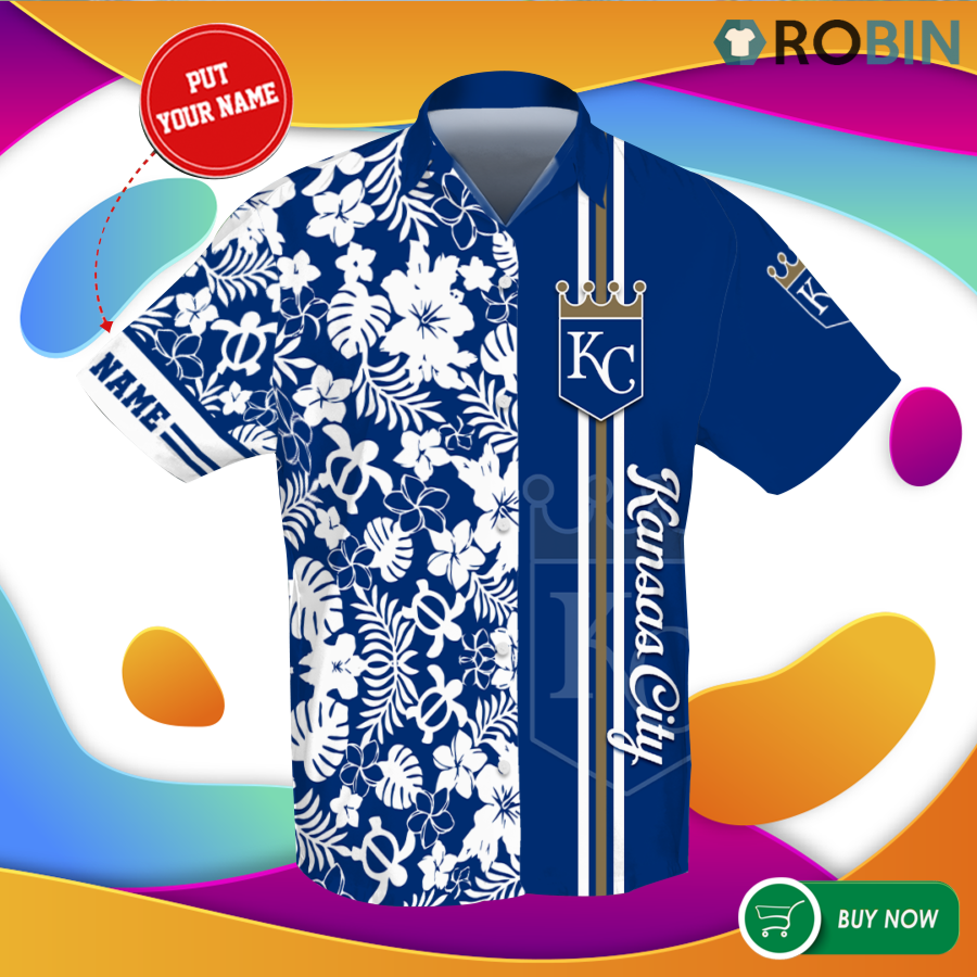 Kansas City Royals Personalized 3D Printed Hawaiian Shirt