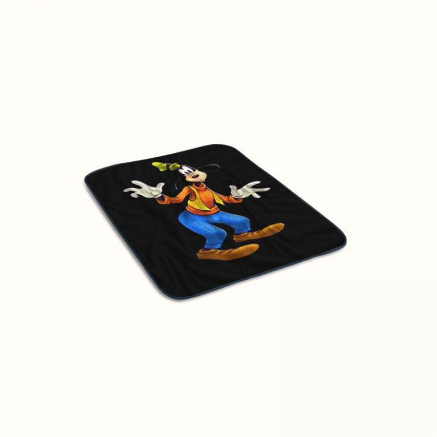 Goofy Cartoon Fleece Blanket