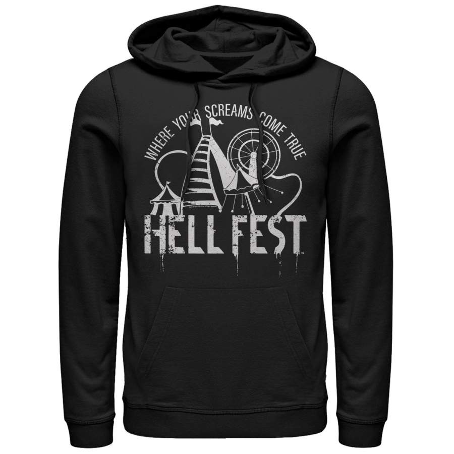 Hell Fest Men’s Screams Come True Lightweight Hoodie