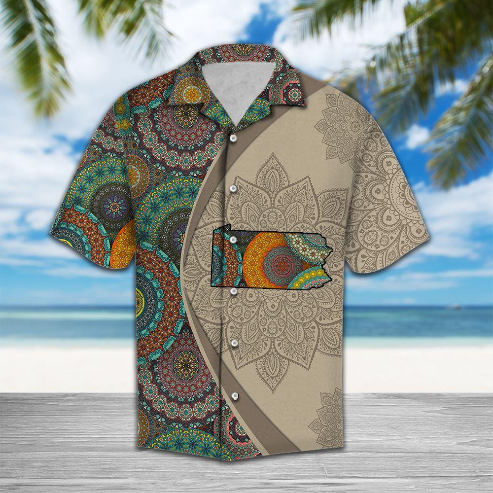 Pennsylvania Mandala Hawaii Shirt For Hawaii Aloha Ha21462