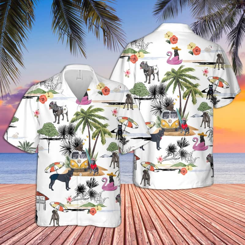 Felacia Unisex Cane Corso Beach Hawaii Shirt Ha71552