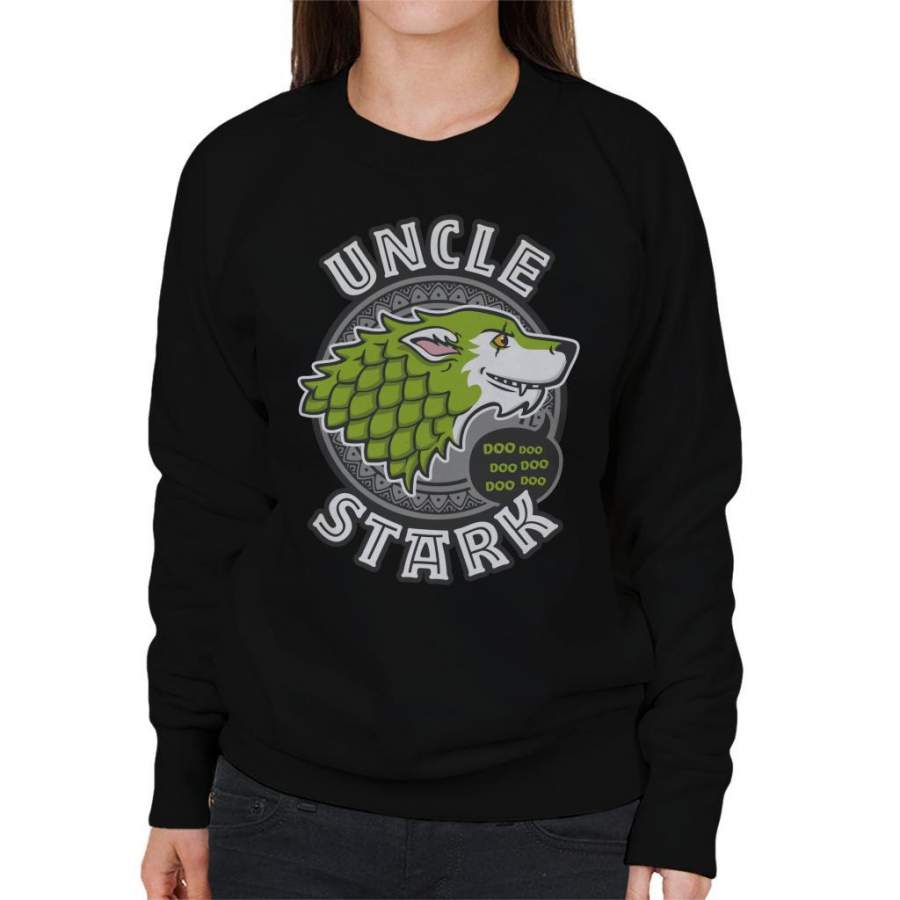 Uncle Stark Baby Shark Family Game Of Thrones Women’s Sweatshirt