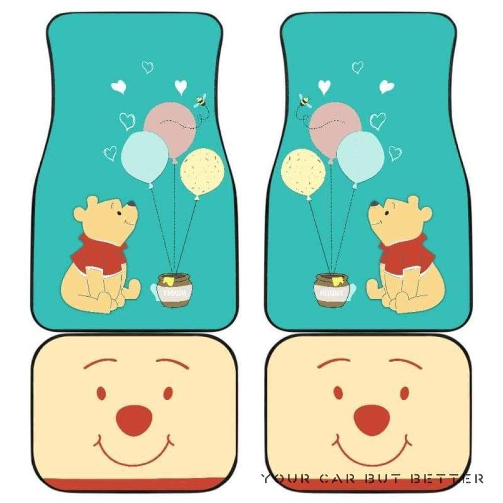 Winnie The Pooh Car Floor Mats 081812 Personalized Car Seat Floor Mat Custom Print V10855