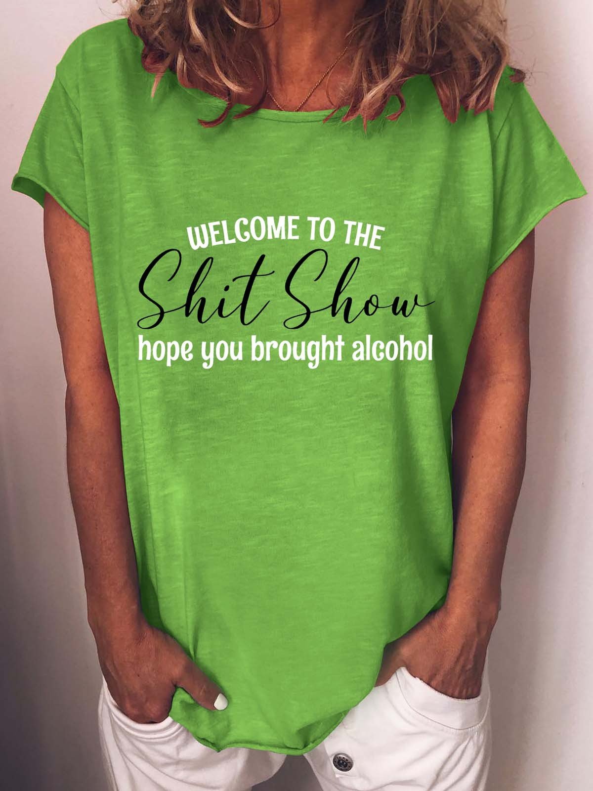 Women Welcome To The Shit Show Tshirt