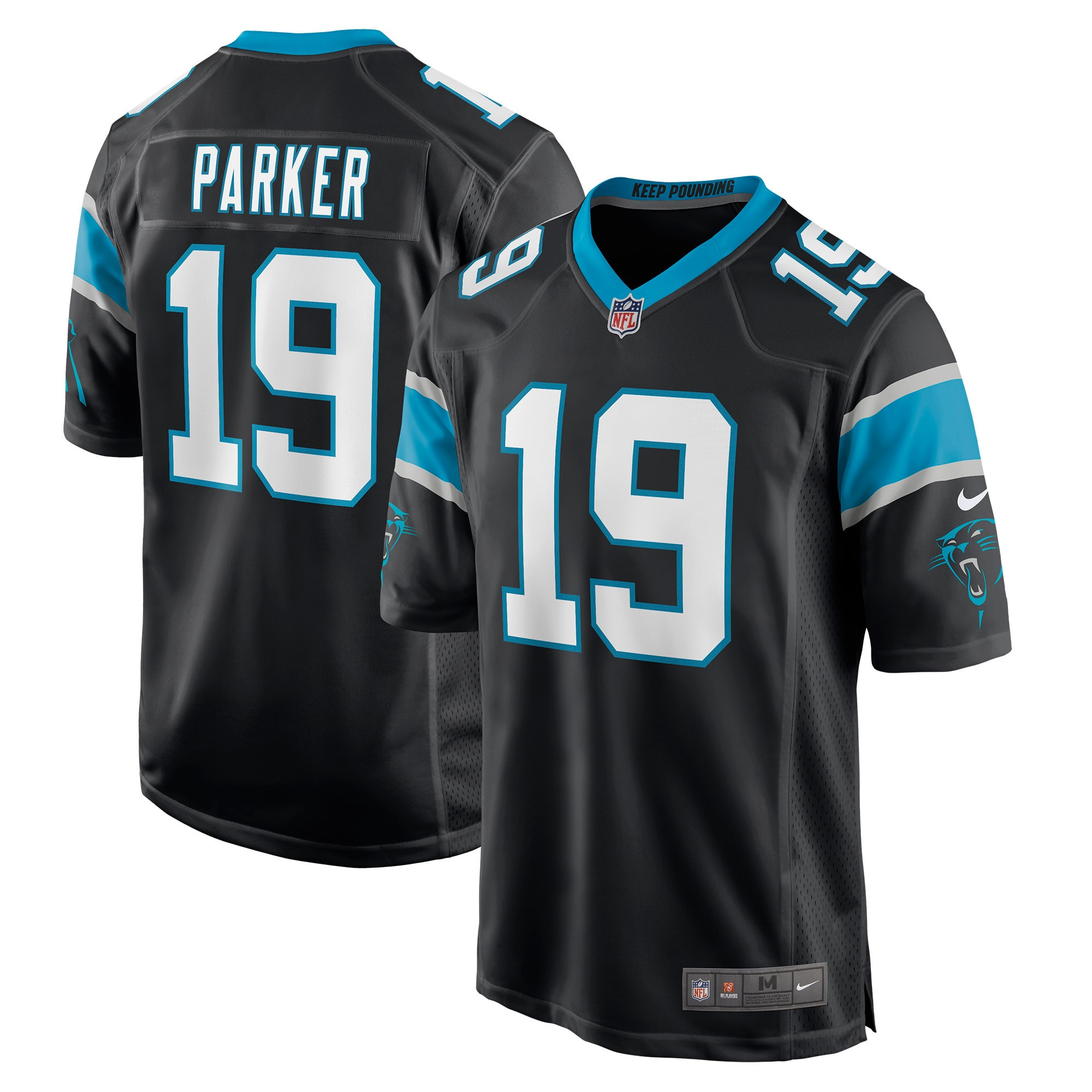 Aaron Parker Carolina Panthers Game Jersey – Black NFL