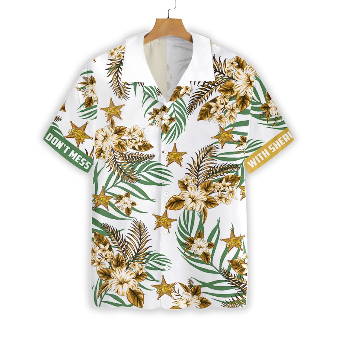 Sheriff White Awesome Design Hawaii Shirt Ha2605