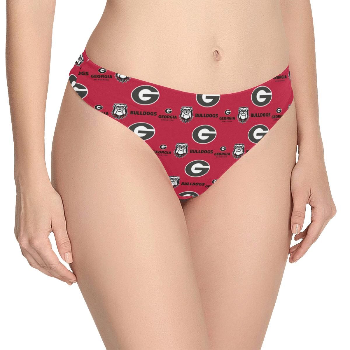 Georgia Bulldogs Women’s Classic Thong Women’s All Over Print Thongs