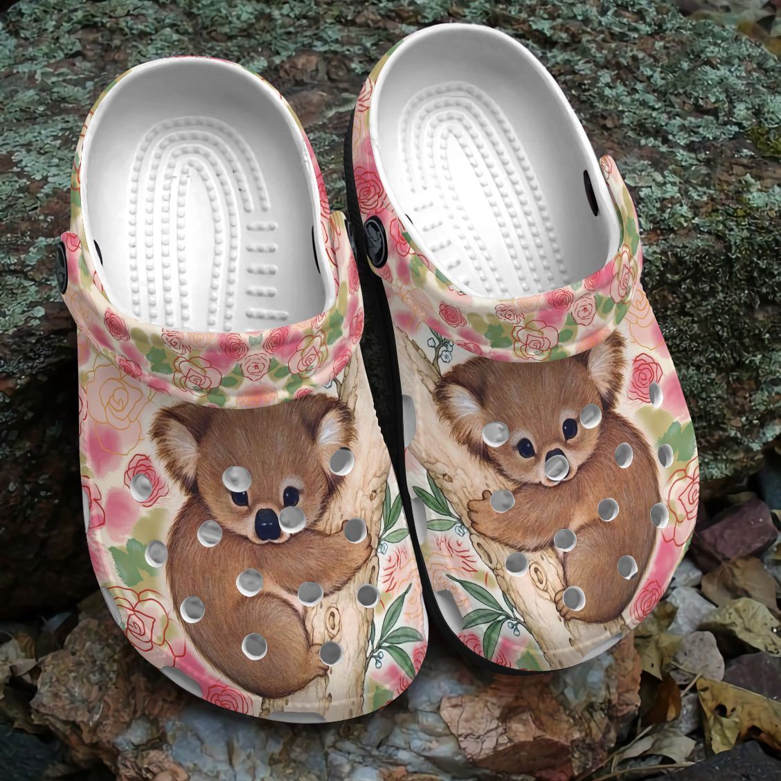 Koala Personalized Clog, Custom Name, Text, Color, Number Fashion Style For Women, Men, Kid, Print 3D Lovely Koala