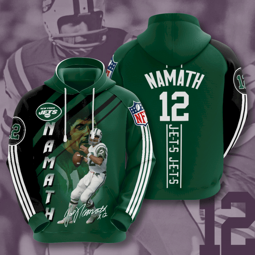 New York Jets Joe Namath 3D Hoodie For Men For Women,  Personalized Trending Gift