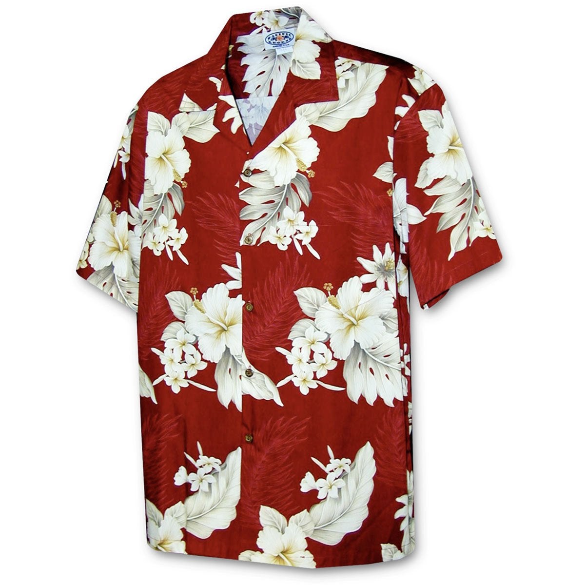 Floral Garden Redhawaiian Shirt Made In Summer Beach Shirts Ha71