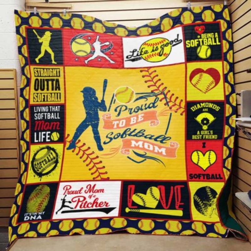 Softball Mom F2001 82O36 Blanket