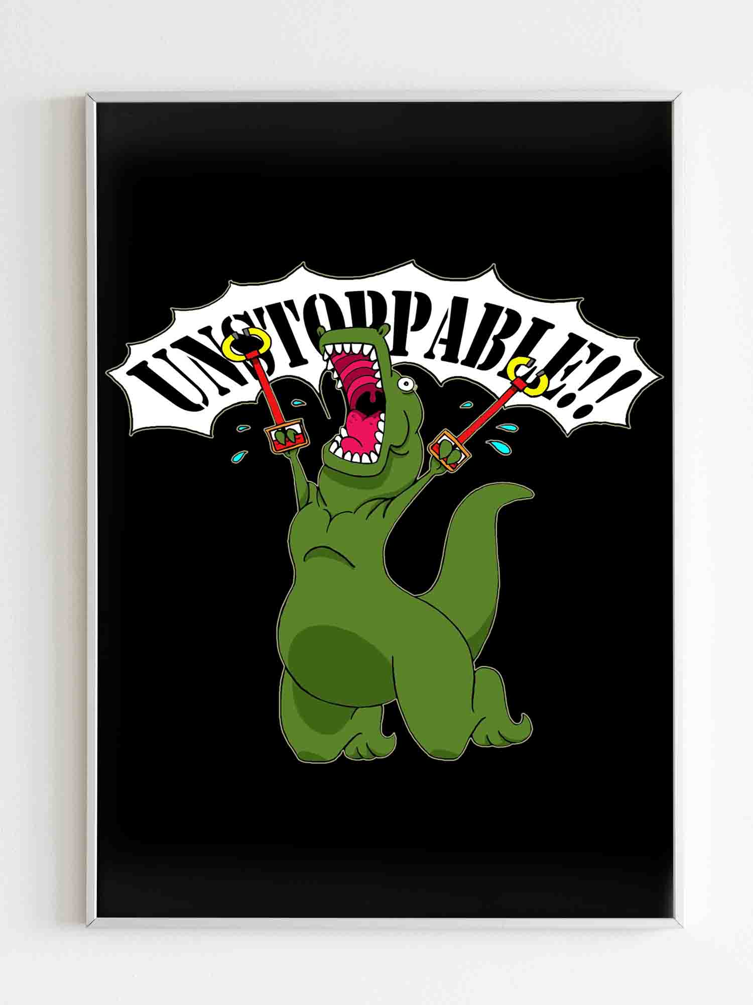 Unstoppable Dinosaur Poster