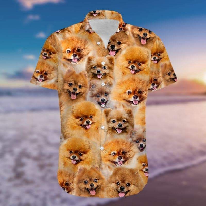 High Quality Pomeranian Funny Dog Hawaii Shirts Ha66795