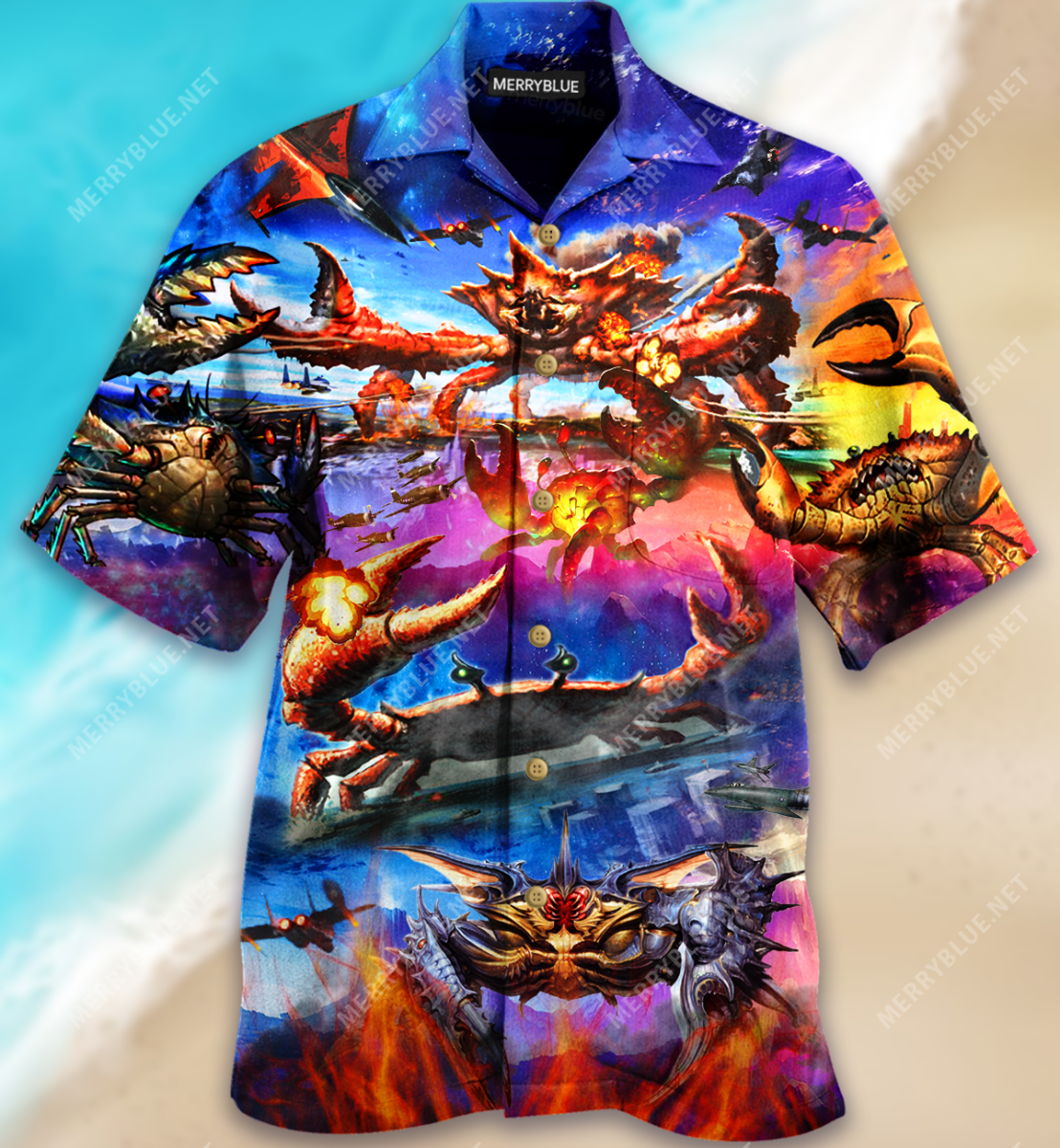 King Of Crab War Unisex Hawaii Shirt Ha65160