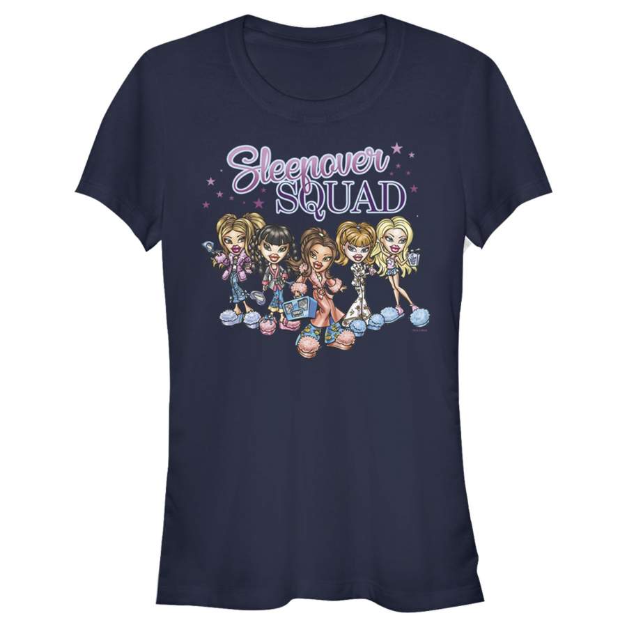 Bratz Junior’s Sleepover Squad  T Shirt Navy Blue 2XL