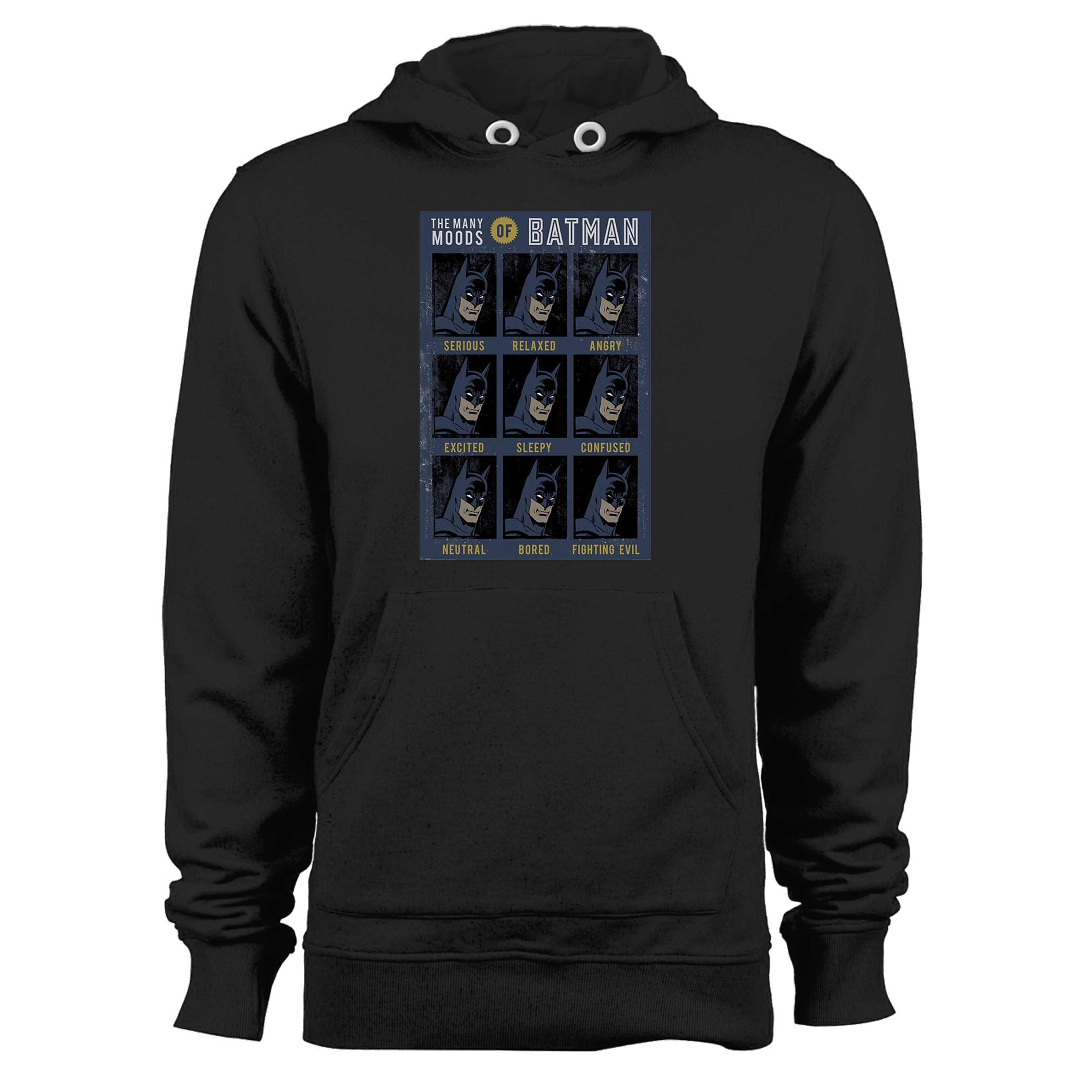 The Many Moods Of Batman Unisex Hoodie